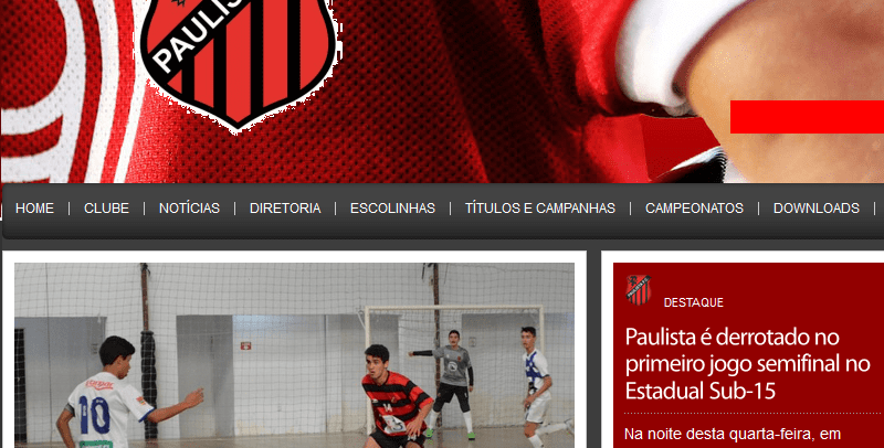 Paulista Futebol Clube lança novo site
